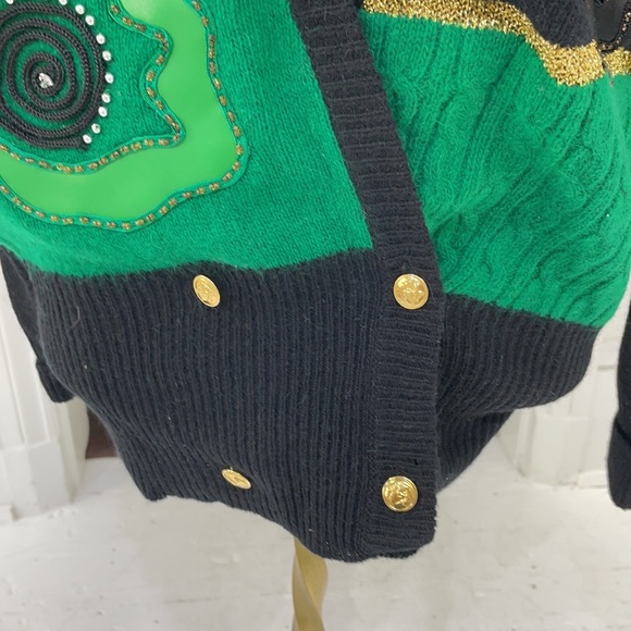 Vintage double-breasted cardigan, medium - Picture 5 of 7